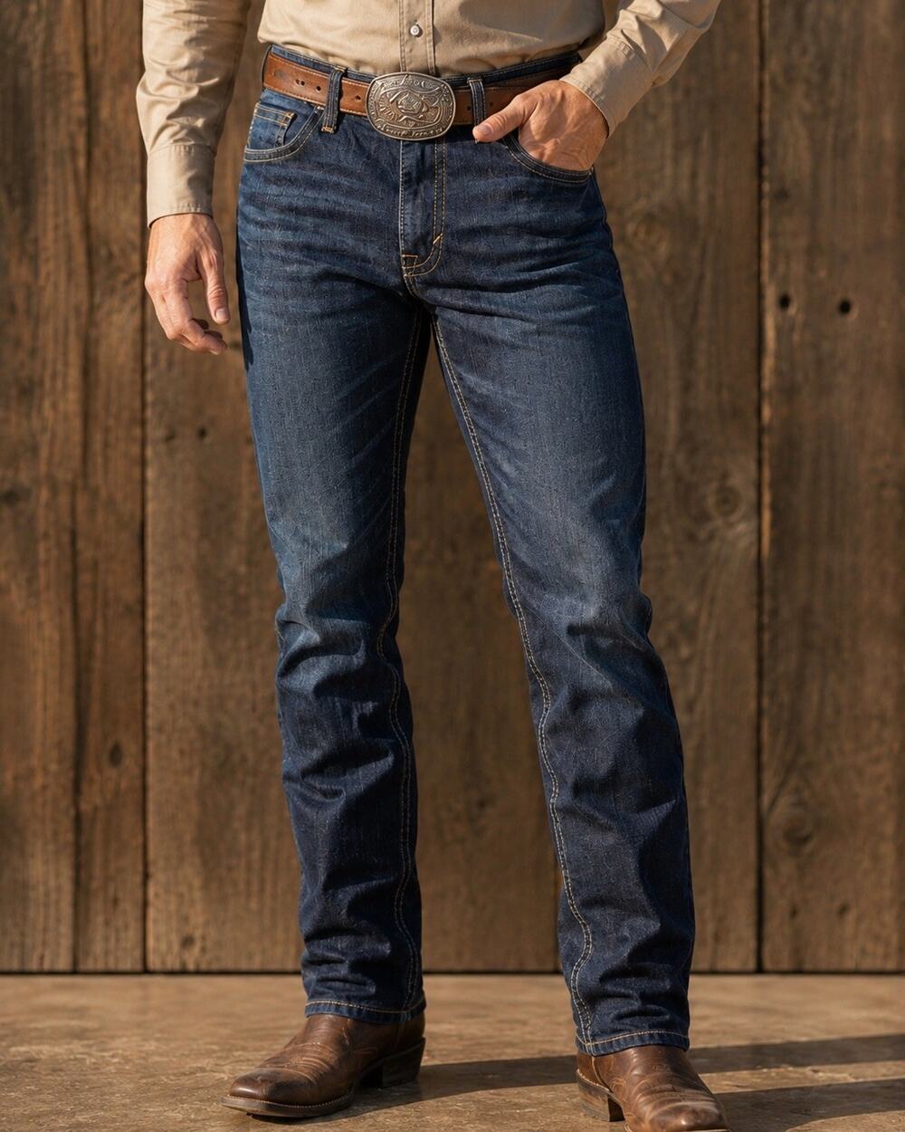 Cody James Wyatt Men’s 33x32 Slim Boot Cut Western Jeans Dark Wash NWT